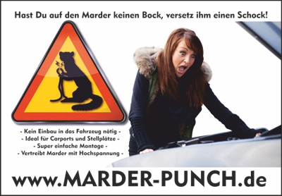 Rückergruppe Shop - Marder-Punch Marderabwehrmatte Hochspannung