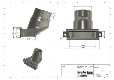 Preview: Lufteinlasshutze Fiat Ducato 280/290